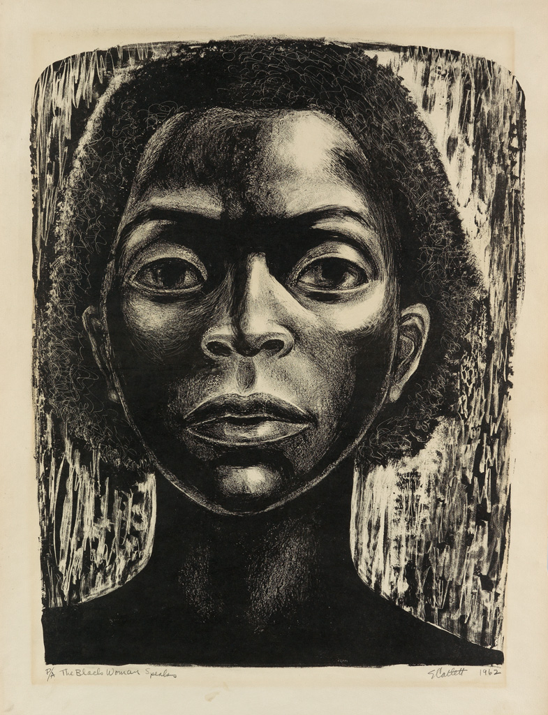 ELIZABETH CATLETT (1915 - 2012) The Black Woman Speaks.